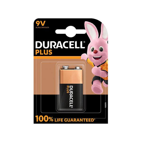 duracell batterie  plus 100 9v b1