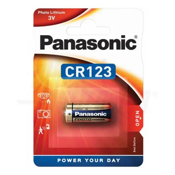 creative cr123 batteria litio 3v cr123a, dl 123, a k 123 la