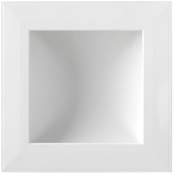 ultralux faro led da incasso luce indiretta 12w quadrato foro da 127x127mm a 137x137mm