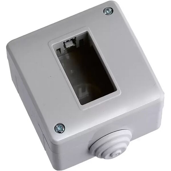 ettroit cassetta esterna 1 modulo custodia ip40 per pulsanti compatibile anche con matix