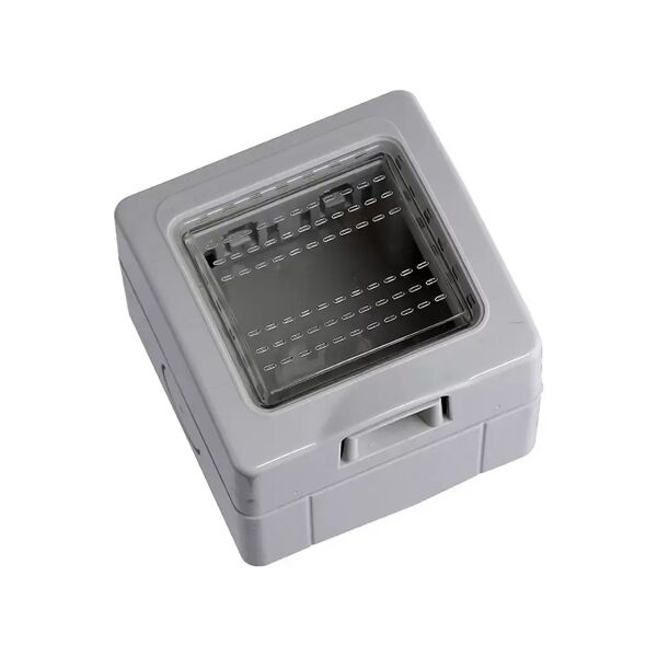 ettroit cassetta esterna 2 moduli custodia ip55 per pulsanti compatibile anche con matix