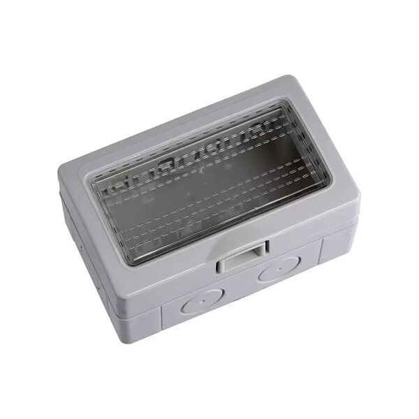 ettroit cassetta esterna 4 moduli custodia ip55 per pulsanti compatibile anche con matix