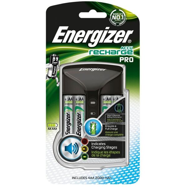 energizer 98373 caricabatteria intelligente per batterie fino a 4aa - 98373