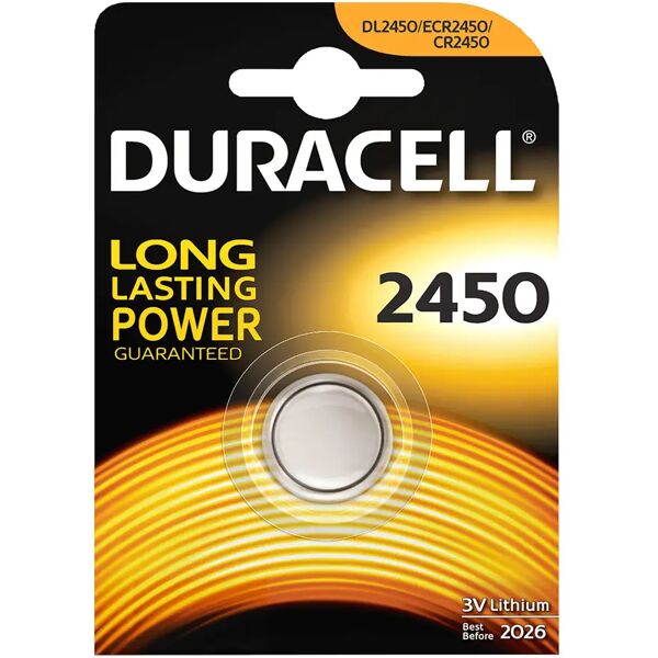 tecnomat batteria duracell bottone 1dl2450 litio 3v