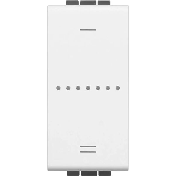 bticino interruttore dimmer smart living light smart bianco carico massimo 150w led blu 230v