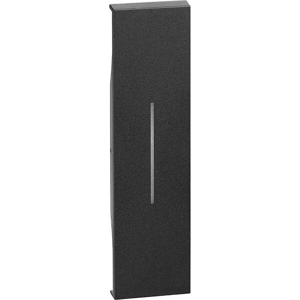 bticino cover comando  living now 1 modulo colore nero