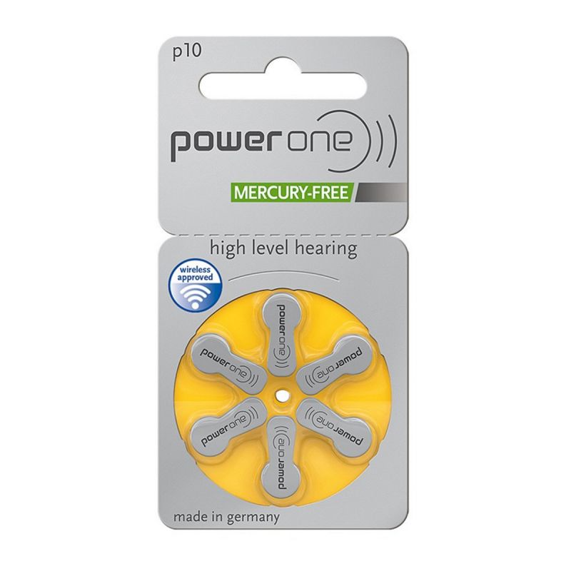 Power One 60 Batterie  10 / Pr70 Per Protesi Acustiche