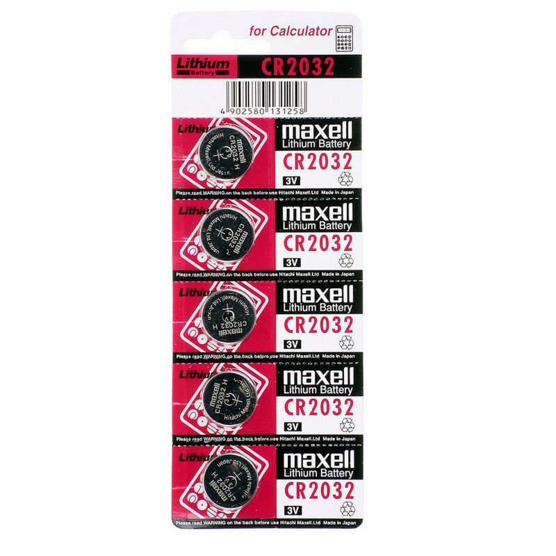 Maxell 5 Pile Cr 2016  Batterie 3v