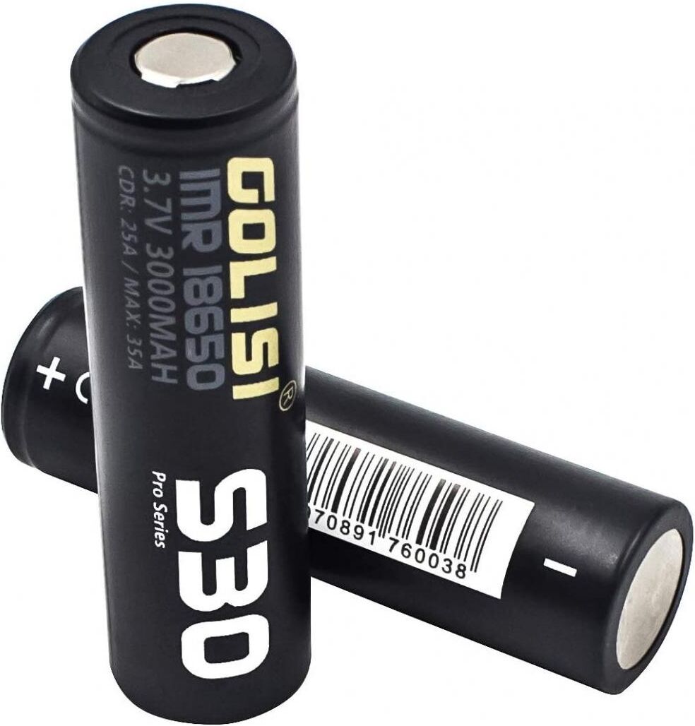 Golisi Accu 18650 S30 3000mah 25a Batteria Litio Ricaricabile