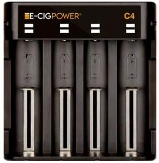 E-Cig Power C4 Caricabatterie - 4 Slot