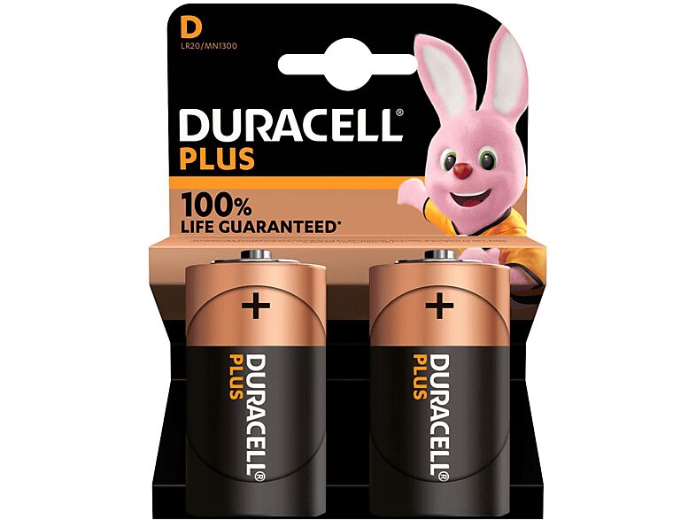 Duracell BATTERIE  PLUS 100 D B2