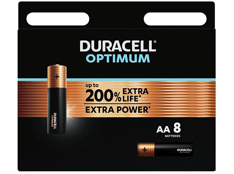 Duracell BATTERIE  OPTIMUM AA B8