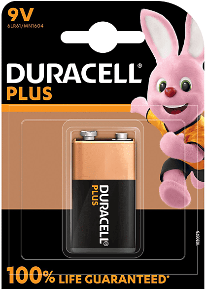 Duracell BATTERIE  PLUS 100 9V B1