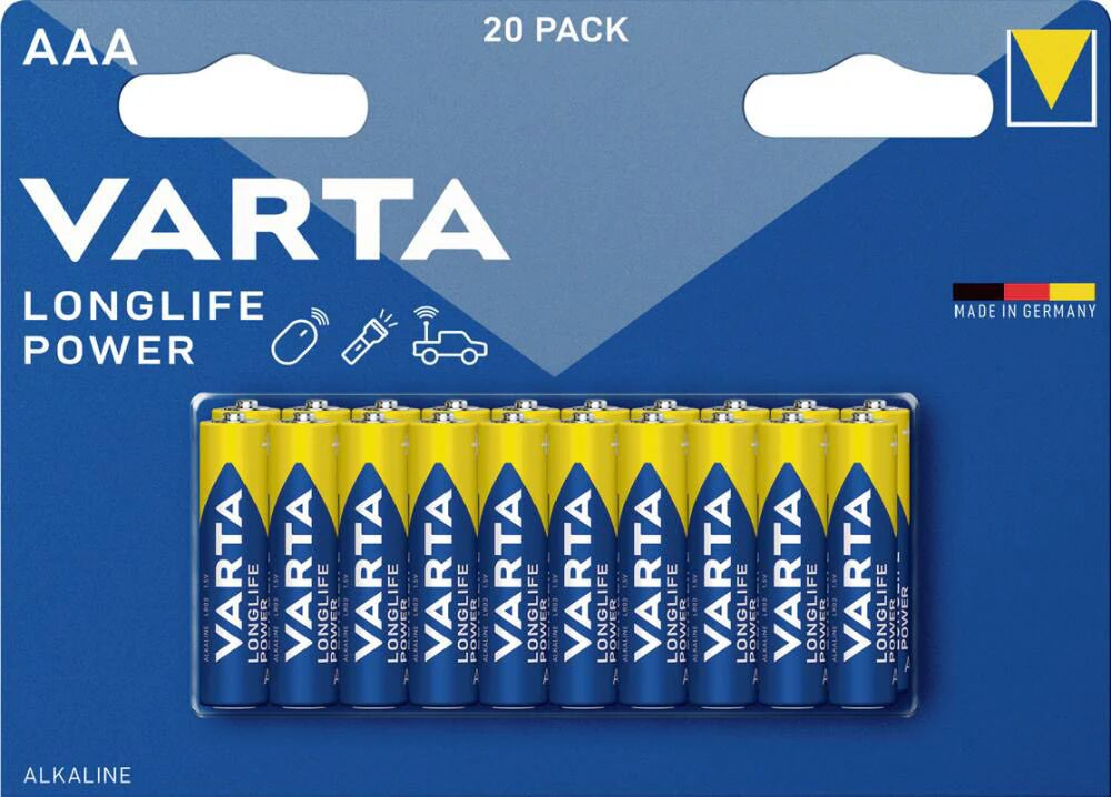 Varta 4903121420 Batteria monouso Mini Stilo AAA Alcalino