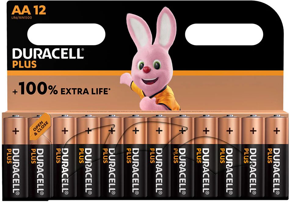 Duracell PLUS AA Batteria monouso Stilo AA Alcalino