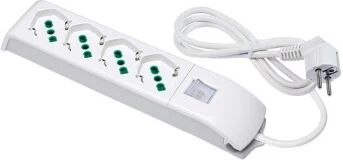 FANTON 4101000 prolunghe e multiple 1,5 m 4 presa(e) AC Bianco