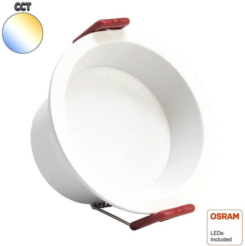 LEDDIRETTO Faro da incasso 12W, CCT, UGR17 - OSRAM LED Foro Ø92mm - 98mm