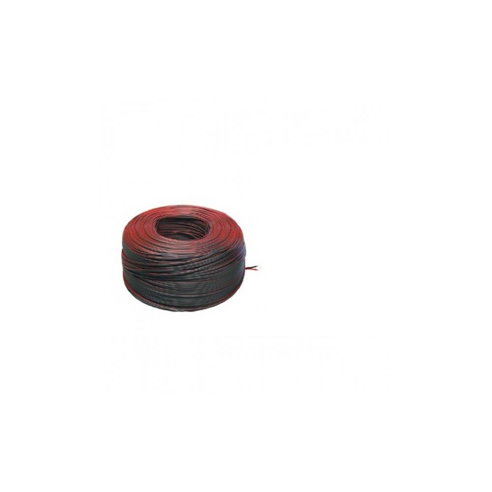 LEDDIRETTO Cavo rosso/nero 2x0,50mm2– Bobina 100m - Per Strisica Led