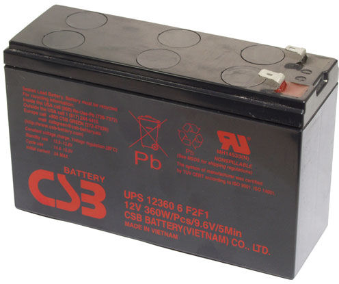 CSB Batteria UPS123606F2F1