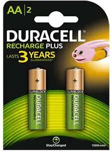 DURACELL Pile Ricaricabili 'Duralock' Stilo