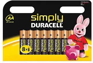 DURACELL Pile 'Simply' Stilo Serie 8