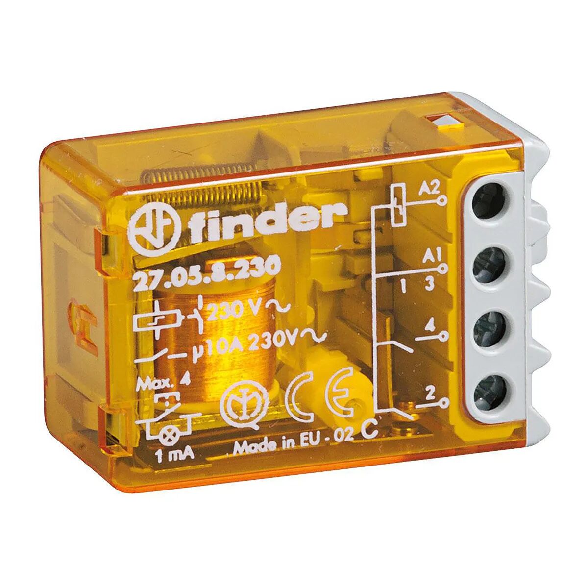 FINDER Rele' Ad Impulsi  2 Contatti No Ac (50/60hz) 230v Commutato 4 Sequenze