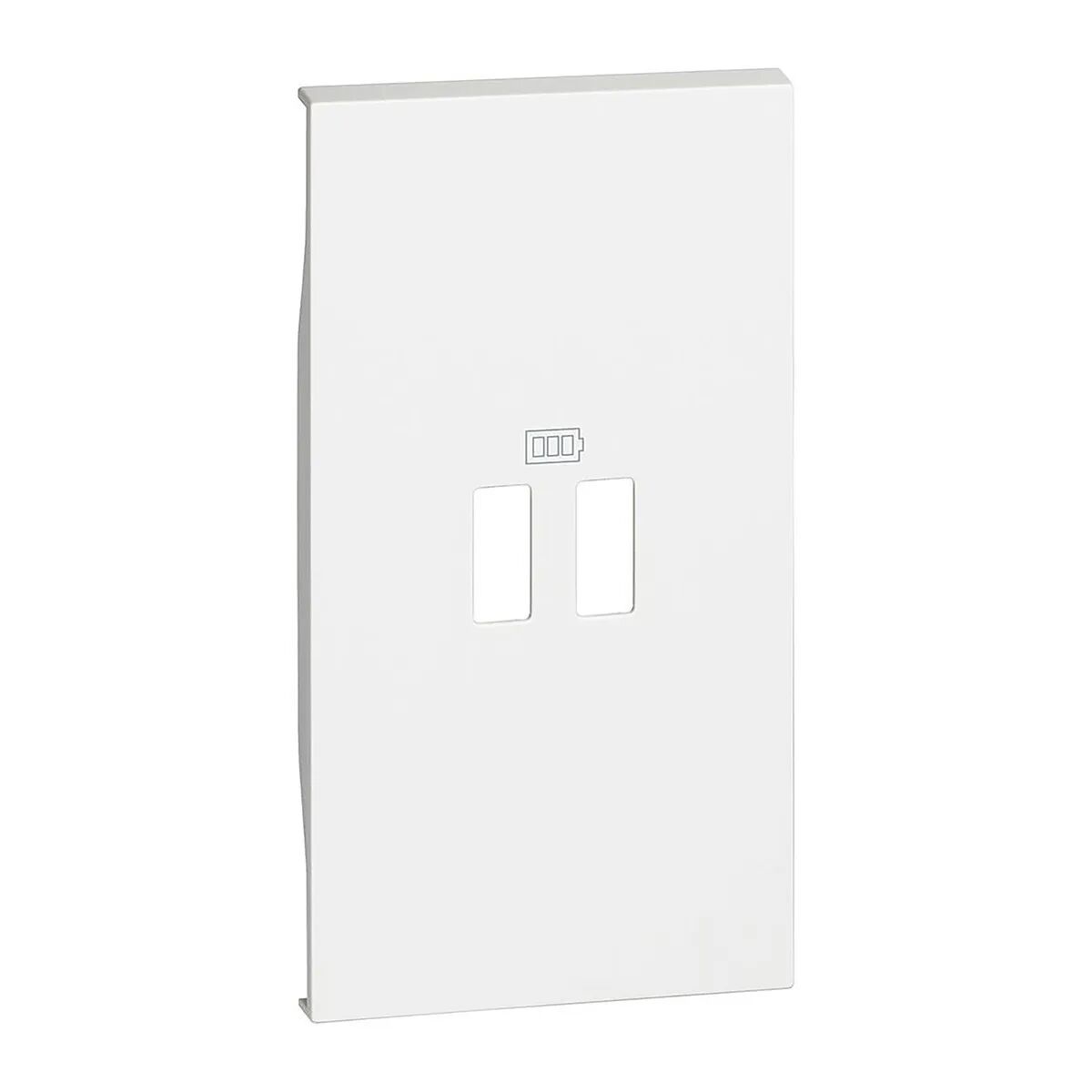 BTicino Cover Usb  Living Now 1 Modulo Due Ingressi Colore Bianco