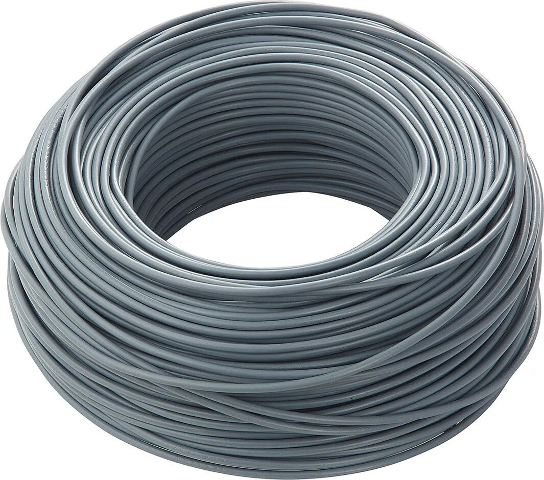 Cavo Unipolare Fs17 Cpr 450/750 Sezione 1x1,5 Mmq Colore Grigio Matassa 100 M