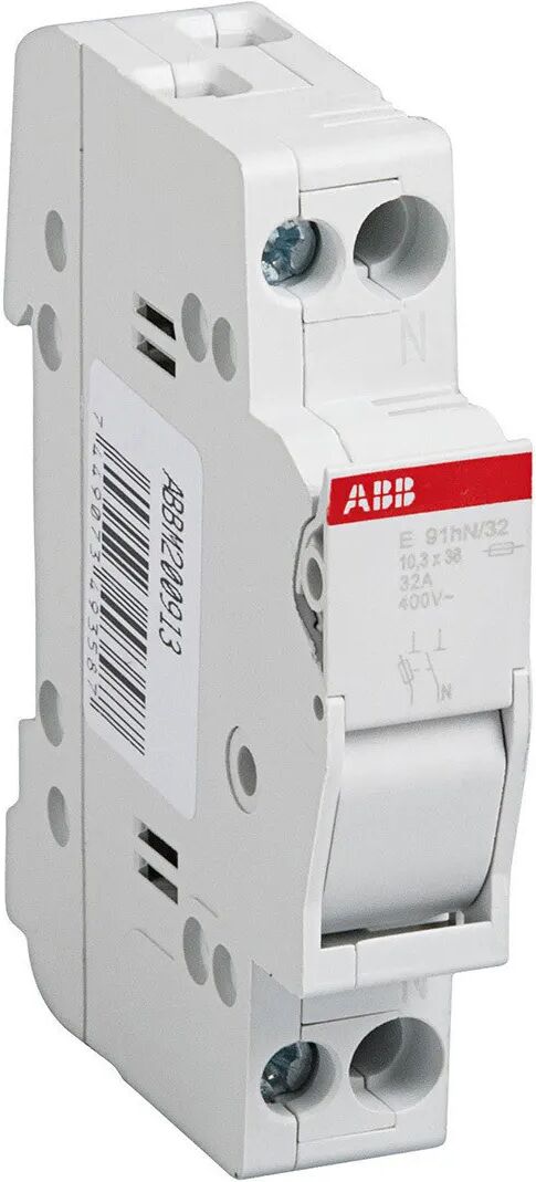 Portafusibile Abb E 91hn/32 E 90 1p+n 32a Per Fusibili 10,3x38