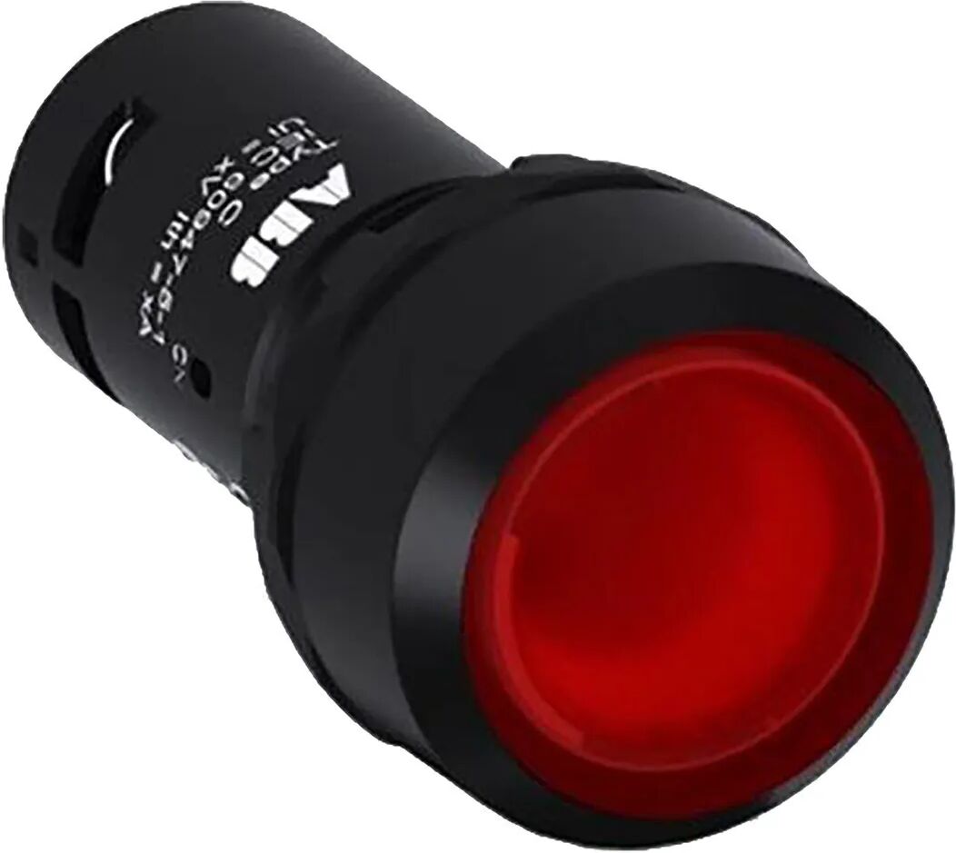 BTicino Pulsante Luminoso Abb Rosso 1nc 24 Vac/dc Diametro 22 Mm