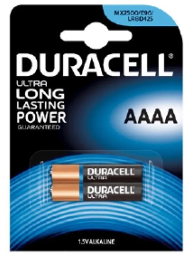 Duracell 2 Batterie Duracell Specialistiche 1,5v Formato Aaaa Mn2500
