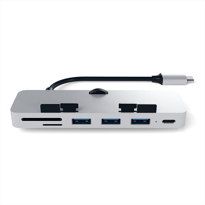 SATECHI Pro Hub Usb-c Alluminio Con Aggancio Per iMac-silver