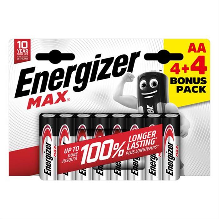 Energizer Max Aa Bp8 4 4 Free-multicolore