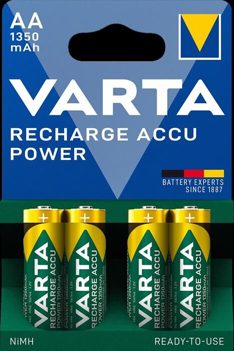 Varta Aa (stilo) Recharge Accu Power X4 (1350 Mah)