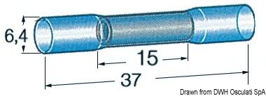 Osculati Tubetto preisolato termoretraibile 2 cavi per giunzione stagna Tubetto preisolato 1-2,5 mm²