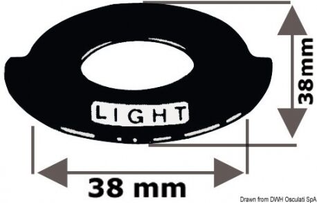 Osculati Targhetta autoadesiva Targhetta NAV LIGHT