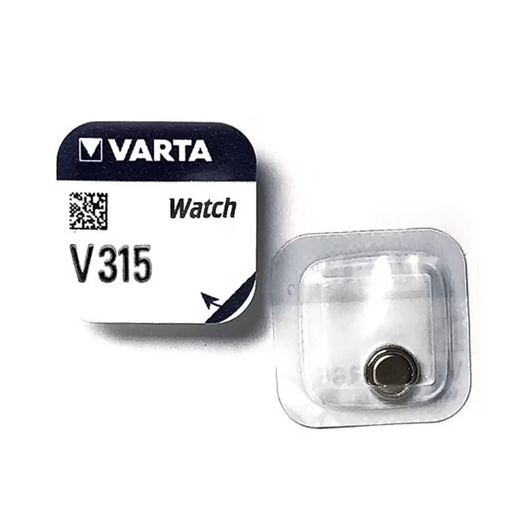 Batteria bottone Varta 1,55V V315 Ossido d&#8217;Argento confezione da 1 pila