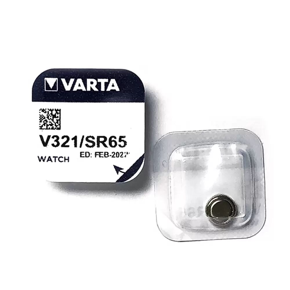 Batteria bottone Varta 1,55V V321 Ossido d&#8217;Argento confezione da 1 pila