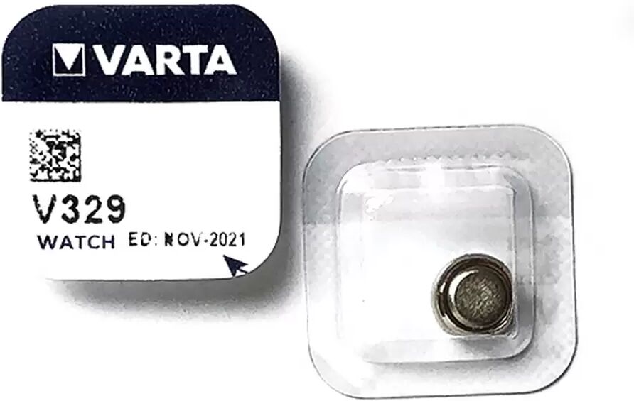 Batteria bottone Varta 1,55V V329 Ossido d&#8217;Argento confezione da 1 pila