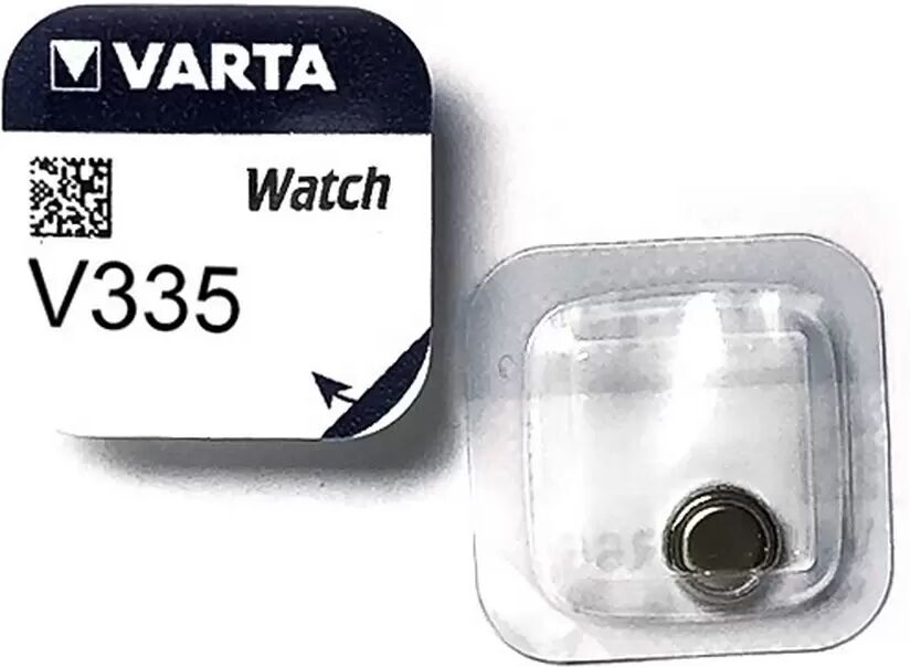 Batteria bottone Varta 1,55V V335 Ossido d&#8217;Argento confezione da 1 pila