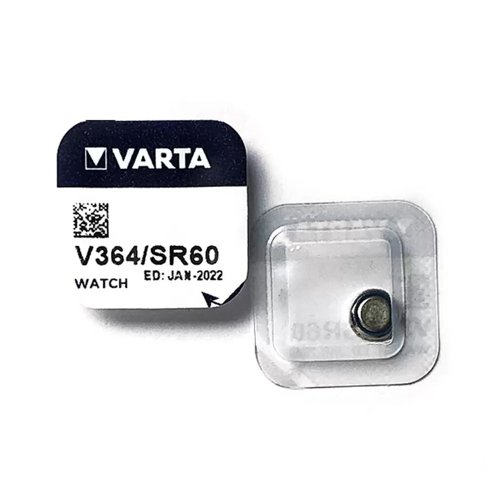 Batteria bottone Varta 1,55V V364 Ossido d&#8217;Argento confezione da 1 pila