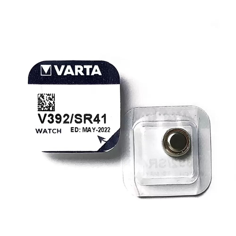Batteria bottone Varta 1,55V V392 Ossido d&#8217;Argento confezione da 1 pila