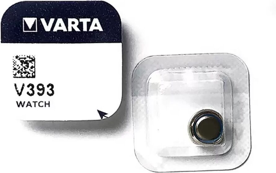 Batteria bottone Varta 1,55V V393 Ossido d&#8217;Argento confezione da 1 pila