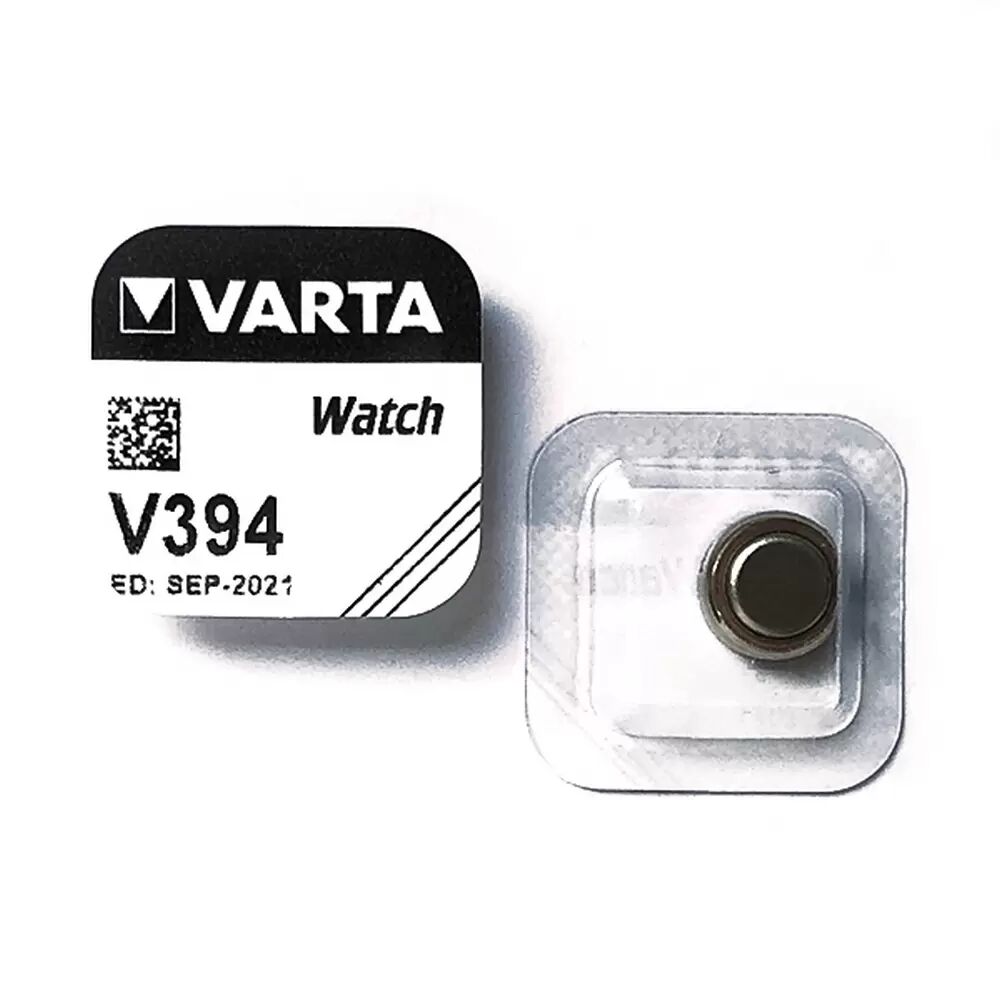 Batteria bottone Varta 1,55V V394 Ossido d&#8217;Argento confezione da 1 pila