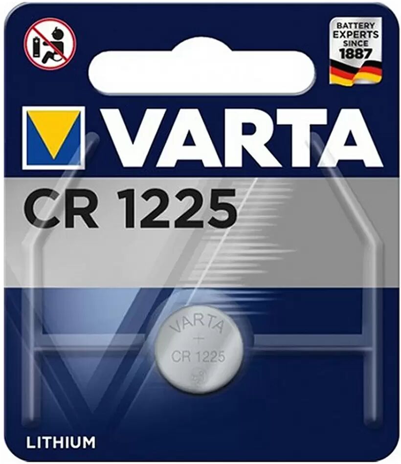 Batteria bottone Varta 3V CR1225 Litio confezione da 1 pila