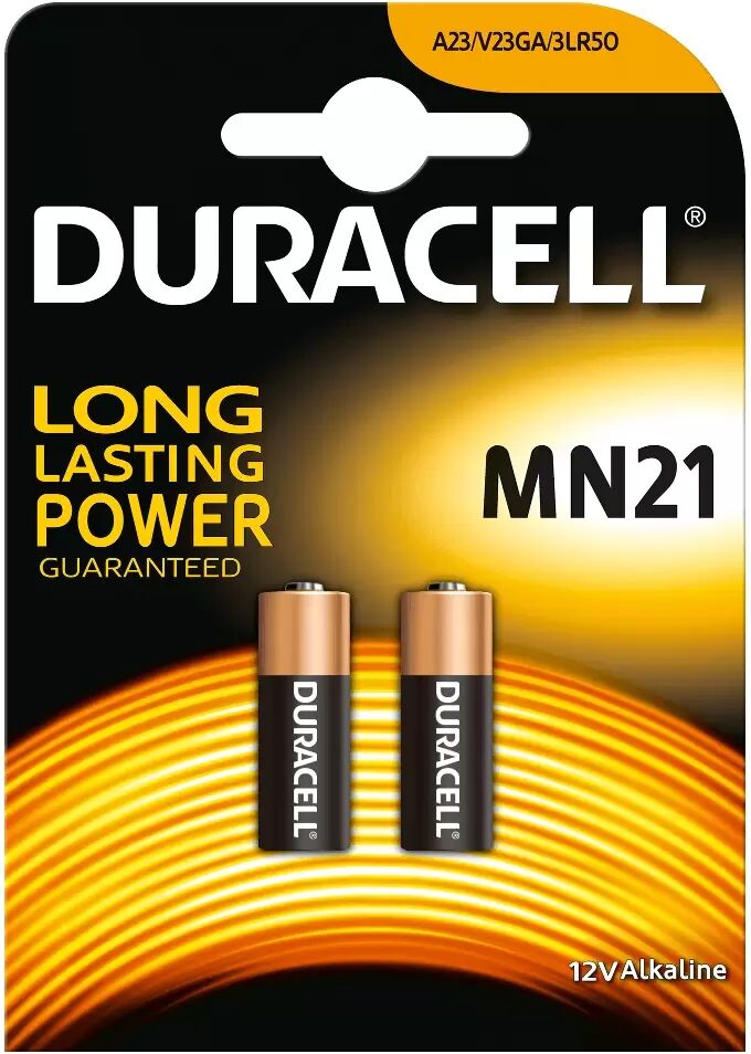 Batteria Duracell 12V MN21 Alcalina confezione da 2 pile