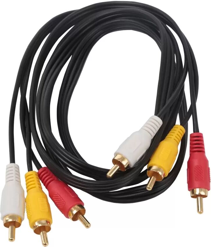 Cavo RCA audio video bianco rosso giallo 1,5m Aigostar