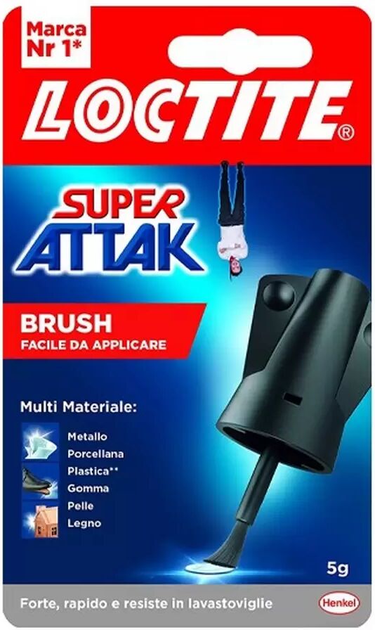 Colla Super Attak Loctite liquida Brush 5gr