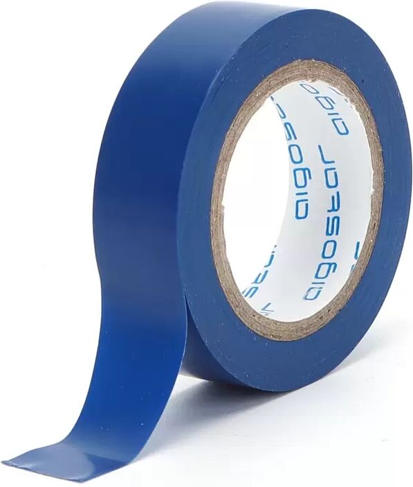 Nastro isolante PVC 17mm x 20m di colore blu Aigostar