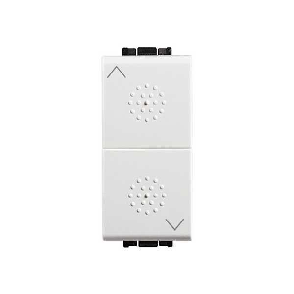 BTicino Btcino N4027 - Commutatore A Due Tasti (1-0-2) Living Light Bianco